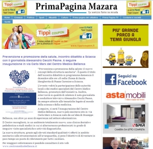 prima pagina mazara