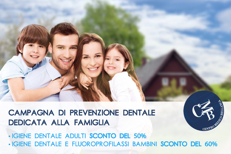Campagna di prevenzione dentale dedicata alla famiglia